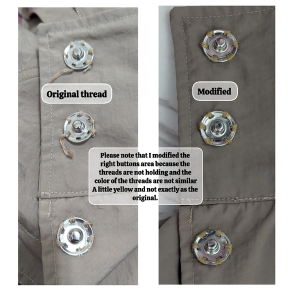 Taupe Color Jacket/coat for rain Size XS Chest 39 inches - Picture 16 of 16